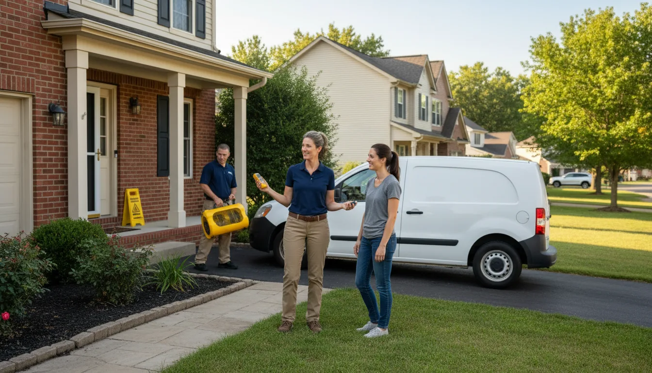 Residential water damage restoration in Arriba, CO